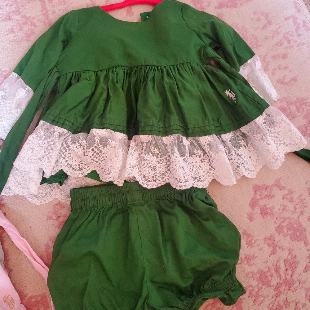 Well dressed wolf green party dress